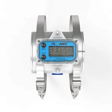 FLOMEC UM250SIARUXXA20-QUDSBAN1-GMA 10" Ultrasonic Flow Meter with Digital Display, Saddle for Plastic Irrigation Pipe (PIP)
