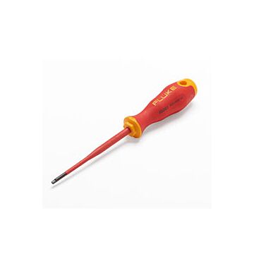 Fluke ISQS1 Insulated Squared screwdriver, 1000v, #1, 4 in, 100mm