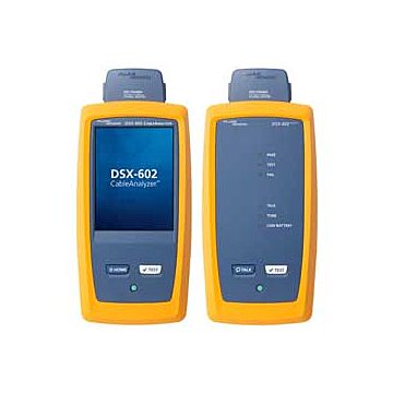 Fluke Networks DSX-602 CableAnalyzer 500 MHZ V2, 10 second Cat 6A test time