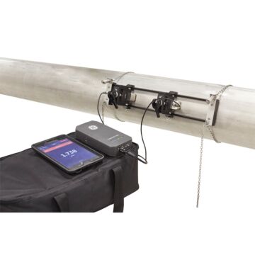 Used GE Panametrics PT900 Portable Liquid Ultrasonic Flowmeter, 2-Channel