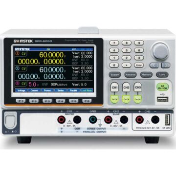 GW Instek GPP-6030 385W Three Channel DC Power Supply, RS-232/USB/LAN