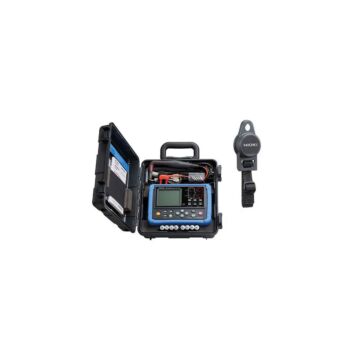 Hioki BT3554-52-PRO-KIT Lead-Acid and UPS Battery Tester Kit, Leads and Adapter