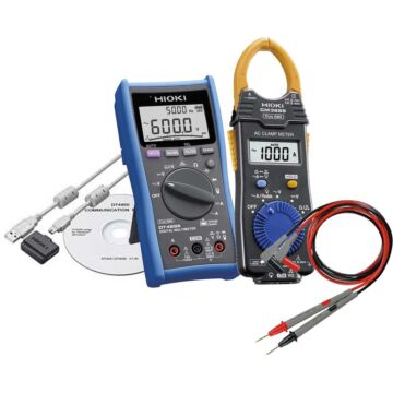 Hioki Journeyman Diagnostic Kit: TRMS Multimeter, AC Clamp Meter & Test Leads