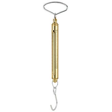 Ametek Chatillon IN-025 Brass Linear Scale,25lb x 4oz 