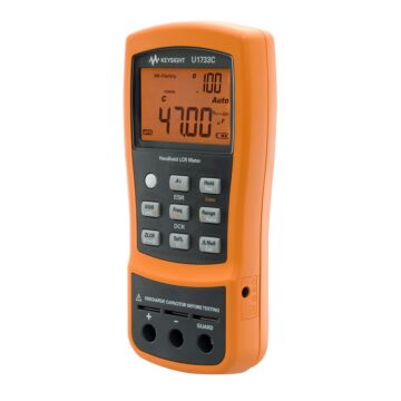Used Keysight Technologies U1733C LCR Meter, 20000 Count, Dual Display