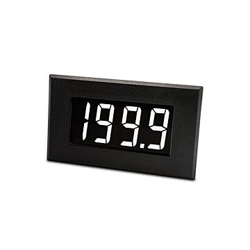 Lascar DPM 950S-EB-W Large 200mV Single-rail Voltmeter with White Digits