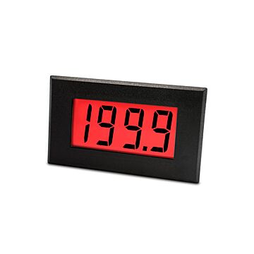 Lascar DPM 950S-FPSI Large 200mV LCD Voltmeter w/Red / Green Programmable Backlight