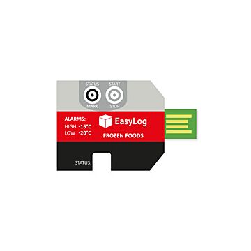 Lascar EL-PDF-1-002 PK10 PDF Data Logger for Frozen Goods, Pack of 10