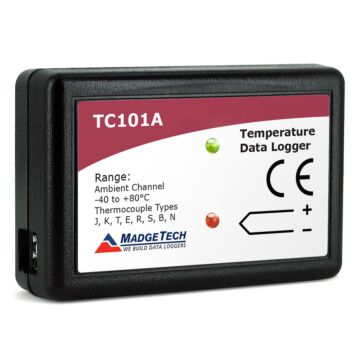 MadgeTech TC101A-ST Thermocouple Temp Recorder w/ fixed screw terminals&10yr bat