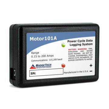 MadgeTech MOTOR101A Power Cycle Data Logging System w/logger, switch&IFC200
