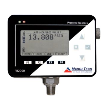 MadgeTech PR2000-500-PSIG 500 PSIG Pressure recorder with LCD Display and power supply