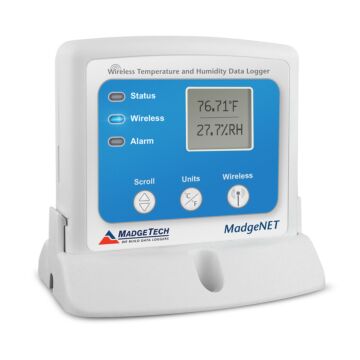 MadgeTech RFRHTEMP2000A Wireless Temperature/Humidity Data Logger with LCD