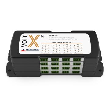 MadgeTech VOLTX16-32V 16-channel, DC voltage data logger with 32V range