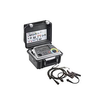 Megger DLRO-10HDX Digital Low Resistance Ohmmeter with Kelvin Clamp Leads