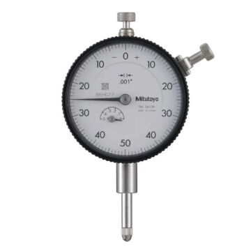 Mitutoyo 2416AB-10 Dial Indicator, 0-1", Flat Black