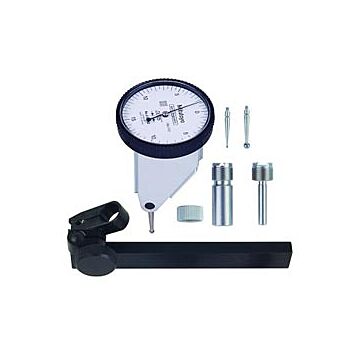 Mitutoyo 513-452-10T Dial Test Indicator Set, Vertical, White Dial
