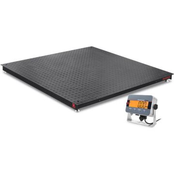 Ohaus Scale I-DF33XW2500B1R Floor Scale, Steel Indicator, 2,500 lb, 3x3'
