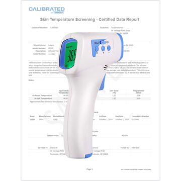 PH-IR IR Forehead Thermometer Non-Contact, infrared Forehead thermometer w/Verification