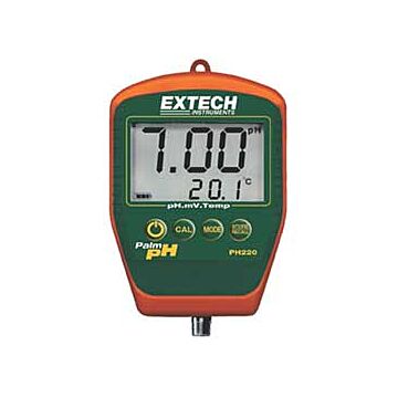 Extech PH220-C pH Meter, Palm pH with Cabled Electrode