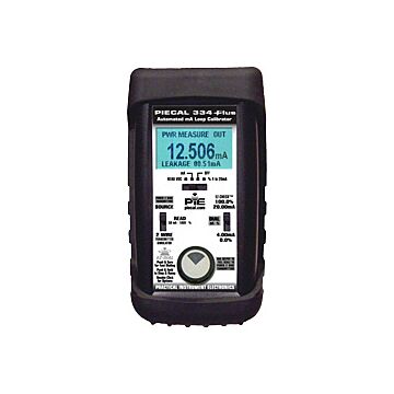 PIE 334PLUS Automated 4-20mA Loop Calibrator with NIST Certificate & Rubber Boot