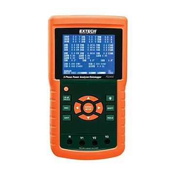 Extech PQ3450 3-Phase Power Analyzer Datalogger