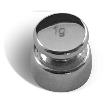 PROCISION 1g Weight, 304 SS, OIML F1 Accuracy +/- 0.10 mg