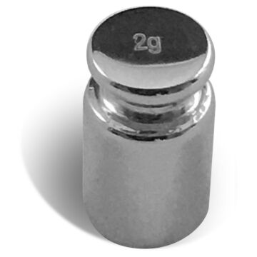 PROCISION 2g Weight, 304 SS, OIML F1 Accuracy +/- 0.12 mg