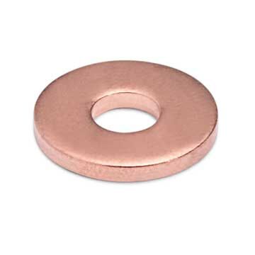 Ralston Instruments QTHA-2CR-RG G 1/4" female RG crush washer, copper