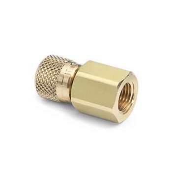 Ralston Instruments QTHA-2FBA-RG G 1/4" Female BSPP (ISO 228/1) x Female QT, no check valve, Brass Adapter
