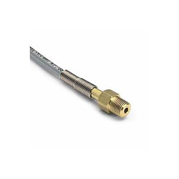 Ralston Instruments 2M2M-HOS-3FT Quick-test Hose, 1/4" NPT Brass Hose Ends, 3'