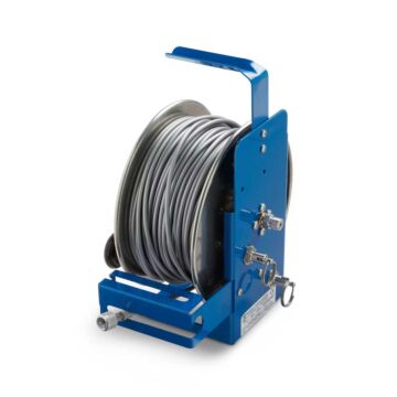 Ralston Instruments QTHR-QS-50ft Quick-test Hose Reel, 50 ft hose, stainless steel hose ends