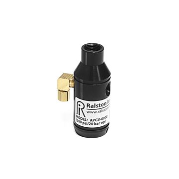 Ralston Instruments QTAP-0006 APGV Pumping Cylinder (Aluminum) with (1) Ell Installed