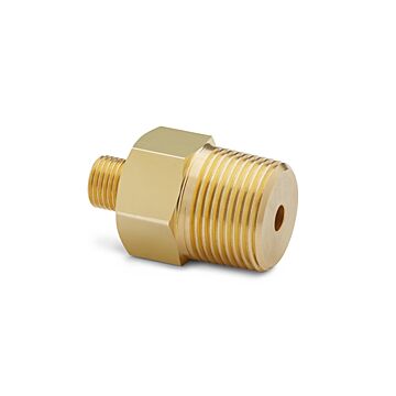 Ralston Instruments QTHA-6MB0 3/4" Male NPT x Male Quick-test, no Check-valve, Brass Adapter