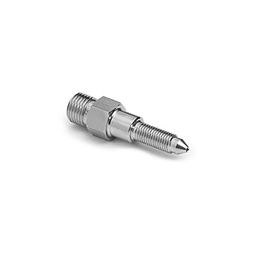 Ralston Instruments QTHA-FRS0 5/16" -24UNF x Male Quick-test, no Check-valve, Stainless Steel Adapter