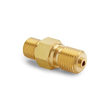 Ralston Instruments QTHA-MMB0-1415 Male M14 x 1.5mm x Male Quick- test Adapter, Brass