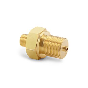 Ralston Instruments QTHA-MMB0-2015 Male M20 x 1.5mm x Male Quick- test Adapter, Brass
