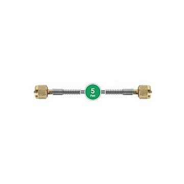 Ralston Instruments QTQT-HOS-5FT Quick-test 6900PSI Hose, Brass Hose Ends, 5ft (1.52m) long