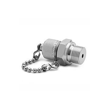 Ralston Instruments XTFT-3MS0-RS G 3/8" Male BSPP x Male Quick-test, no Check-valve, Stainless Steel Adapter