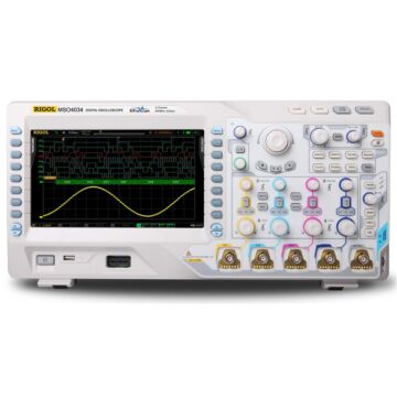 Used Rigol MSO4034 350MHz 4-Channel Mixed Signal Oscilloscope,4GSa/s