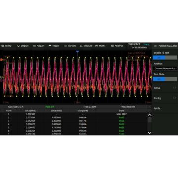 Siglent SDS800XHD-PA Power Analysis (software)