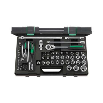 Stahlwille 86TX KN 63pc.Torx Socket Set, 1/4" and 