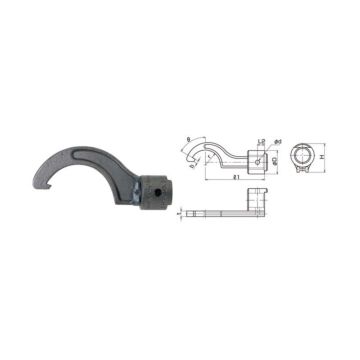 Tohnichi FH22DX85 Hook Head, 22D, 85-98mm Applicable Outside Diameter