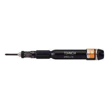 Tohnichi AMRD6Z Rotary Slip, Adj Torque Driver for Fine Screw, 2-6, 0.1ozf.in