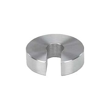 Troemner 12706-S 10 lb Class F Stainless Steel Slotted Flat Weight