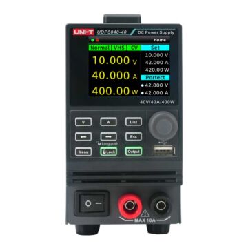 UNI-T UDP5080-20 Programmable DC Switching Power Supply, 1Channel, 400W, 0-80V/0-20A