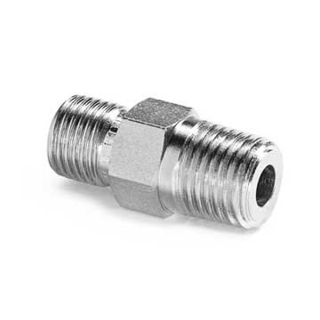 Ralston Instruments XTHA-1MS0 1/8" Male NPT x Male XT, no check-valve, Stainless Steel Adapter