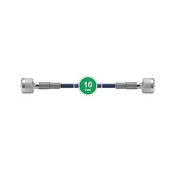 Ralston Instruments XTXT-HOS-10FT Quick-test XT 10000PSI Hose, Stainless Steel Hose Ends, 10ft