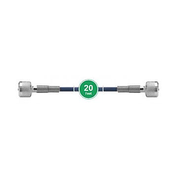 Ralston Instruments XTXT-HOS-20FT Quick-test XT 10000PSI, Hose Stainless Steel Hose Ends, 20ft