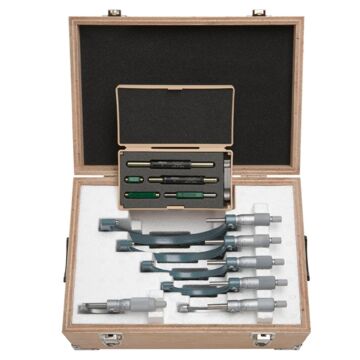 Mitutoyo 103-907-40 0-6" Micrometer Set, Inch