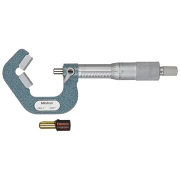 Mitutoyo 114-135 V-Anvil Mike 0.093-1" 